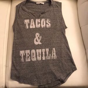 Tacos and Tequila Tank Top